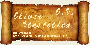 Oliver Vlastelica vizit kartica